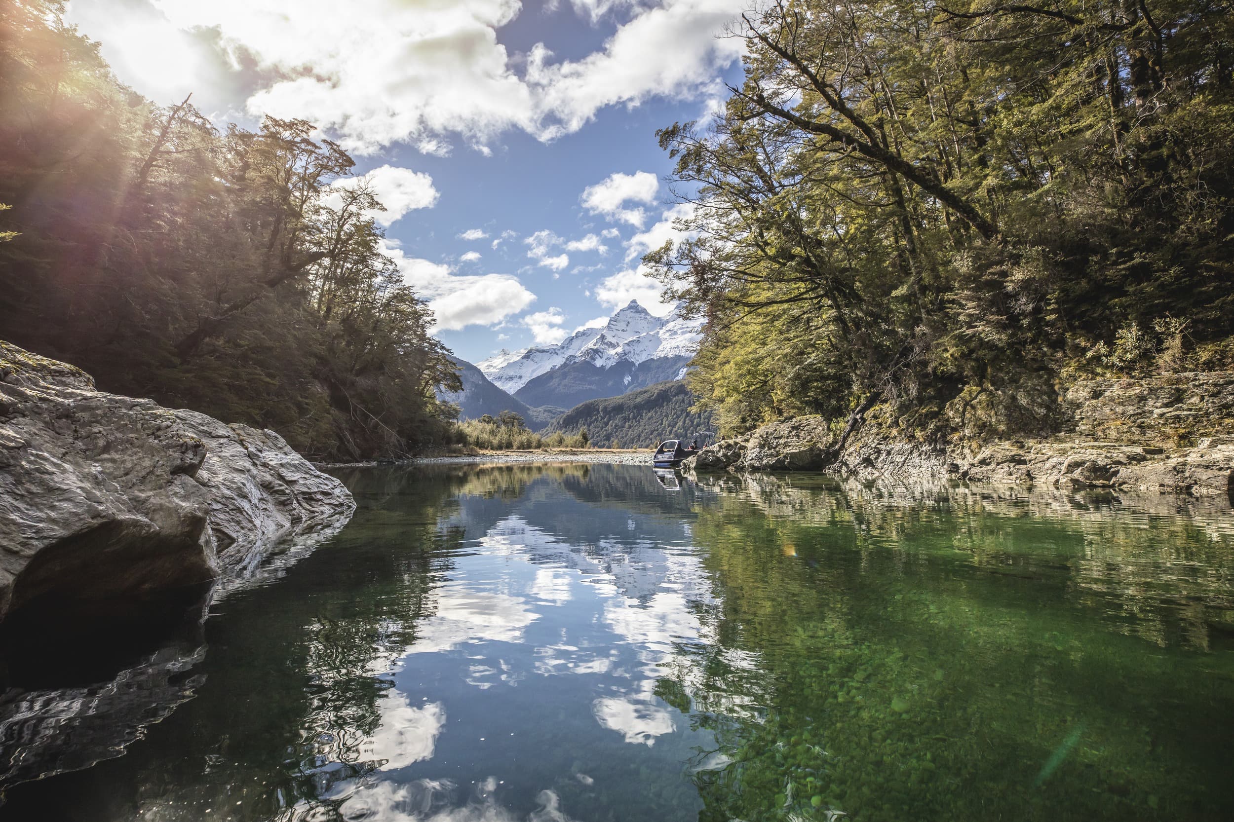 Lake Wakatipu and alpine ridgeline